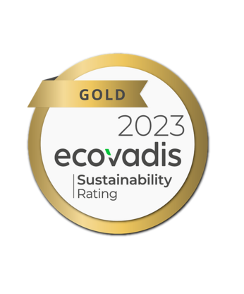 Ecovadis Logo Gold 2023