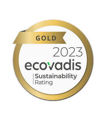 Ecovadis Logo Gold 2023