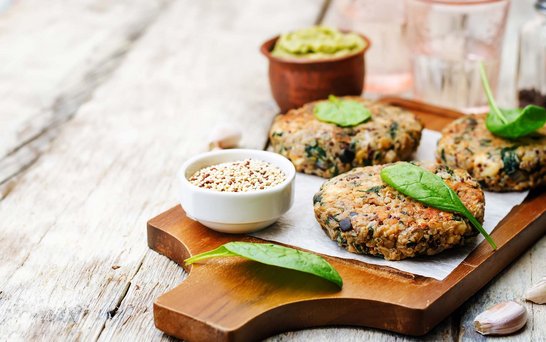 Burger Patties Vegan mit Kreatin