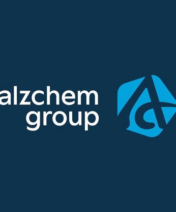 Alzchem Logo in dunkelblau