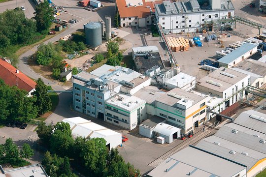 Standort Waldkraiburg von oben