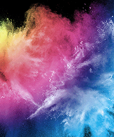 Bunte Farbpigmente