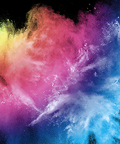 Bunte Farbpigmente
