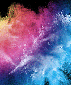 Bunte Farbpigmente