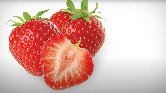 rote Erdbeeren