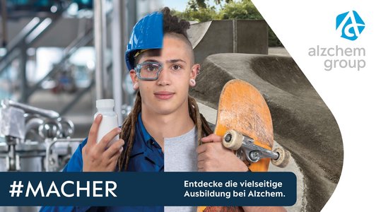 Flyer über die Ausbildung bei Alzchem