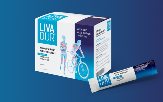 Livadur Verpackung blau