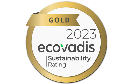 Ecovadis Logo 2023 Gold