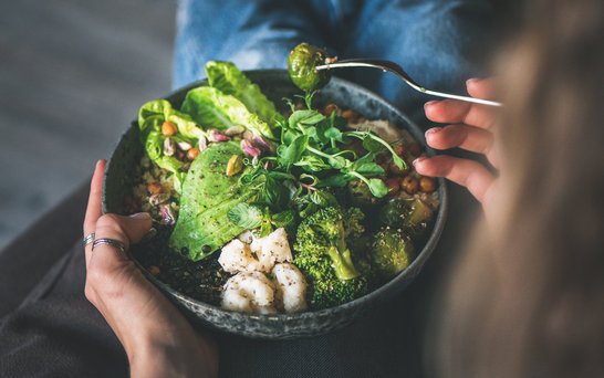 Bowl mit gesundem Essen