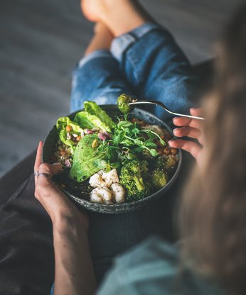 Bowl mit gesundem Essen