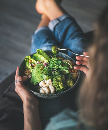 Bowl mit gesundem Essen