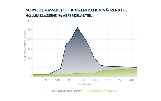 Grafik Entwicklung H2S